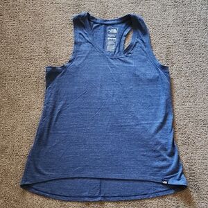 The North Face Women's Heathered Blue Tank Top